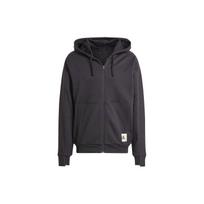 adidas Lounge French Terry Full-Zip Sweatshirt 'Black' Men's IQ3422 S