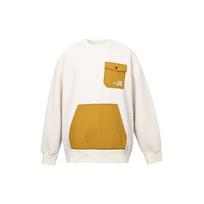 Vans lamb's wool Contrast Color Stitching Round Neck Couple Style Creamy White Men's VN0A5H7M3KS M