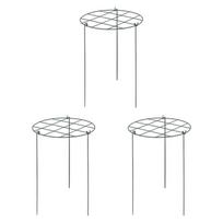 3Pcs Peony Cages and Supports Iron for Hydrangea Tomato Indoor Outdoor Plant