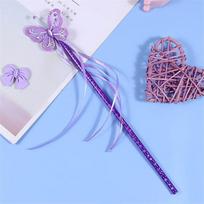 Fashion Fairy Wand Butterfly Magic Stizh Party Princess Cosplay Props Cute Dreamlike Magic Stick Kids Girl Birthday Gift violetinė