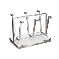 Stainless Steel Cup Holder With Water Tray Durable Anti-slip Glass Cups Stand Holder Household Dust-Proof Portable Cup Holder