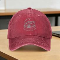 Washed Baseball Cap Viva La Revolucion Carl Funny Cat Spring Trucker Hat For Unisex-Teens  Fashion Camping Sun Snapback Cap One Size