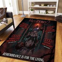 Re Zero Carpet - Living Room Bedroom, Home Decor Cool Movie Mat Play Floor Mat -HE49 60x90cm