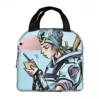 Anime Johnny Joestar JoJo's Bizarre Adventure Insulated Lunch Bag for Women Children Portable Food Boxes Thermal Lunch Box Tote One Size