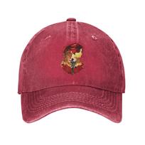 Vintage Maelle Clair Obscur Expedition  Baseball Caps for Unisex Women Distressed Denim Snapback Cap  Outdoor Gift Hats Cap One Size