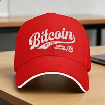 Bitcoin Logo BTC Crypto Currency Sun Baseball Cap  Summer Fitted Retro Trucker Hat For Unisex Women Hunting Camping Baseball Caps One Size