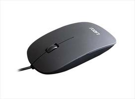 Wired Mouse, Silent & Slim, Black L-SM-B