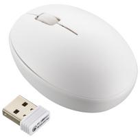OHM Electric Silent Wireless Mouse BlueLED S Size White PC-SMW01BS3SR-W 01-3981