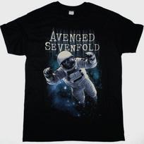 AVENGED SEVENFOLD ASTRONAUT NEW BLACK T-SHIRT S