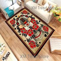 Tattoo Shop Area Rug Indoor Welcome Doormat Bathroom Bedroom Kitchen Mat Non-slip Porch Corridor Entrance Carpet Dropshipping 40x60cm