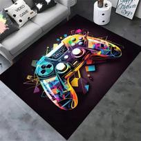 3D Game Rug for Boys Room - Game Rug with Controller Design for Game Room,Home Room Area Decoration Large Rug Gifts Door Mat 40x60cm 16x24 inch