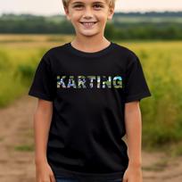 Karting Kids T-Shirt Karting Go Kart Racing Competition Driver Motorsport #T490 M