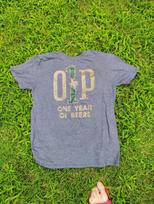 Vintage Sherman Texas T-shirt Mens Medium Black Beer Drinking Bar Iron Post XXXXL