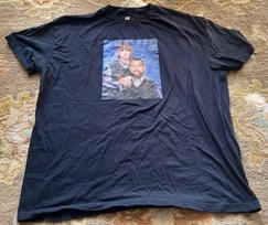2000's Pop Music Black T-Shirt TAYLOR SWIFT  TRAVIS KELCE Size: 2XL XXL