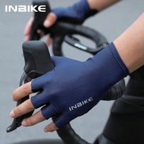 INBIKE Cycling Gloves Half Finger Summer Men Women MTB Gloves Shock-absorption Mountain Bike Sports Gloves Cycling Accessories XXL-EU juoda