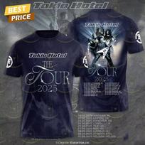 Tokio Hotel The Tour 2026 3D marškinėliai XL