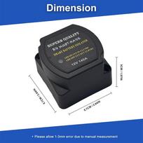 12V 140A VSR Dual Battery Isolator for Superior Power Management in Marine RV Settings OneSize