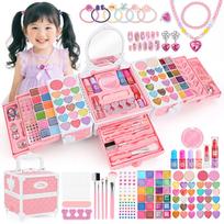 Dreamon Makeup Set for Girls, Makeup Box, Toy, Kids Cosmetics, Dresser, Gift for Elementary School Girls Ages 6, 7, 8, 9, 10, 11, 12, 13, Birthday,