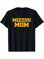 Mizzou Tigers Mom 's Regular Fit Short Sleeve Crew Neck T-Shirt Size 6 S