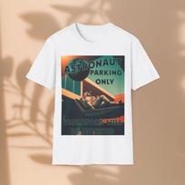 Astronaut Parking Only Children's Children's T  Children's T-shirt | Retro Space Poster Tee 120