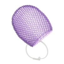 Honeycomb Exfoliating Shower Finger Caps Body Scrub Cleansing Bath Mitt Breathable Odorless Skin Care Tool Multi-Color 1Pc 2 violetinė