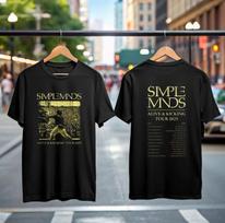 Simple Minds Tour 2026 T-Shirt Rock Band Tee Alive and Kicking Gift for Men1 L