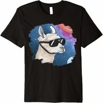 Llama Ukulele Luau Cute Funny Cool Hawaii Alpaca Gift T-Shirt S įvairiaspalvis