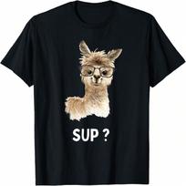 Llama Ukulele Luau Cute Funny Cool Hawaii Alpaca Gift T-Shirt S įvairiaspalvis