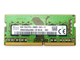 Hynix SK HYNIX 8GB 1RX8 DDR4 SO-DIMM PC4-21300 2666MHz Memory Module HMA81GS6JJR8N-VK