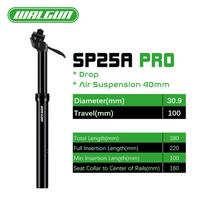 SP25A Pro Seat Post Dropper for Mtb 27.2/30.9/31.6mm Hydraulic Adjustable Telescopic Seatpost with Shock Absorber Bike Seat Tube