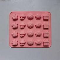 Chocolate Silicone Baking Mold for Cute Cartoons Animal Shapes Mushroom Hedgehog Squirrel Soap Moulds DIY Cake Decoration Tool