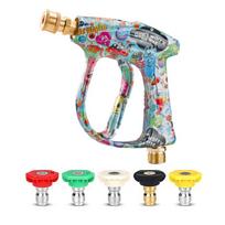 2026 New Stylish Painted High Pressure Washer Gun, Multifunctional Nozzle Set Accessories, Universal Replacement Kit for Car