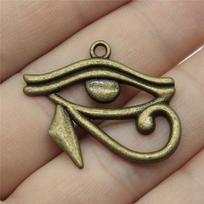 5pcs Mysterious Africa Ancient Egypt Pendant Charms The Eye Of Horus Egyptian Pharaoh Charms For Keychain Making Necklace Making
