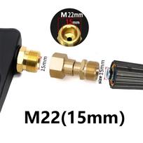 Pressure Washer Swivel Fitting Connector Joint, M22 14mm & 15mm Thread, Anti-Twist Gun Adapter for High - Pressure Cleaning