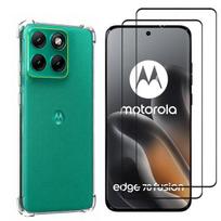 Coque antichoc pour Motorola Edge 70 Fusion 5G et 2 Verres Trempé Film Protection Ecran Phonillico®