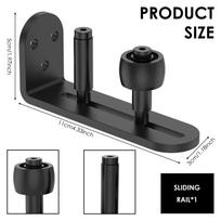 Sliding Barn Door Floor Guide Adjustable Carbon Steel Bottom Floor Roller Guide Kit Hardware Accessory Sliding Door Bottom Guide juoda