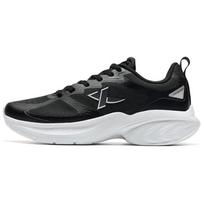 Xtep Comfortable Trendy Non-Slip Wear-Resistant Low-Top Running Shoes Men sneaker Black White 876319110116-3 43