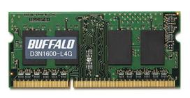 BUFFALO PC3L-12800 compatible 204-pin DDR3 SDRAM 4GB D3N1600-L4G