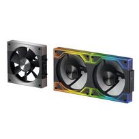 LTC CF-123D 120mm PC Case Fan, Daisy Chain Connection, Reversible Airflow, 2000RPM, Infinity Mirror ARGB Lighting, HDB Bearing PWM Computer Case