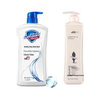 Safeguard Body Wash & Adolff Shampoo Bundle