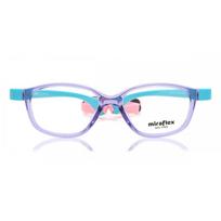 Miraflex Kids Eyeglasses L140 Mf4007 Transparent Lilac/48-15-130