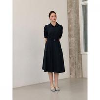 Cc Collect. Women Big Collar Flare Zip Up Dress C262mse331 navy/55