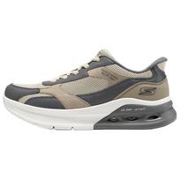 Skechers Bobs Sport Arc Waves 2.0 Comfortable Soft Low Top Running Shoes Men sneaker Dark-Gray Brown 118342-DKTP 41