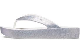Crocs Abrasion Resistant Abrasion Resistant Flip Flops Women's White 207830-100 39-40