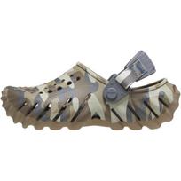 Crocs Echo Clog Slip Resistant Abrasion Resistant Low top Children's Sandals Brown Blue Kids' 209118-025 38-39
