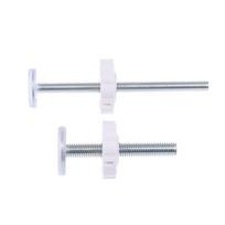 Spare Assembly Kit for Baby Gates - White M8 M10 Pressure Fit Screw Bolts & Spindles M10 1PCS