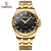 Luxurious Gold Business Couple Watch With Diamond Trim Wholesale Hot Selling StyleC