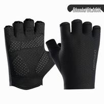 Men's Breathable Half-Finger Cycling Gloves: Non-Slip, Shock-Absorbing, Sun Protection - Ideal for Outdoor Sports, Mountaineering, and Fishing L