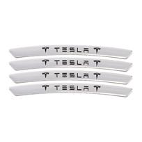 4pcs Aluminium Alloy Car Wheel Hub Stickers  for Tesla Model 3 Highland 2023 Model S Model X Model Y
