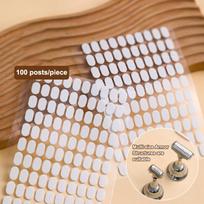 200pcs/2sheet Nail Double-sided Adhesive Tape For False Nails Display Stand Tools Manicure Adhesive Strip Traceless Nail Sticker